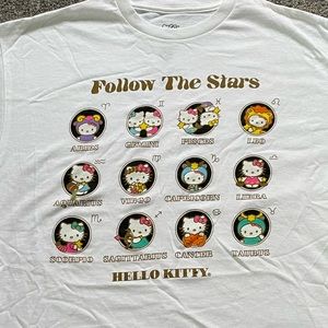 Hello Kitty Zodiac Signs Follow the Stars T-Shirt